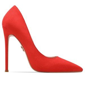 Elegant Red Stiletto Heels